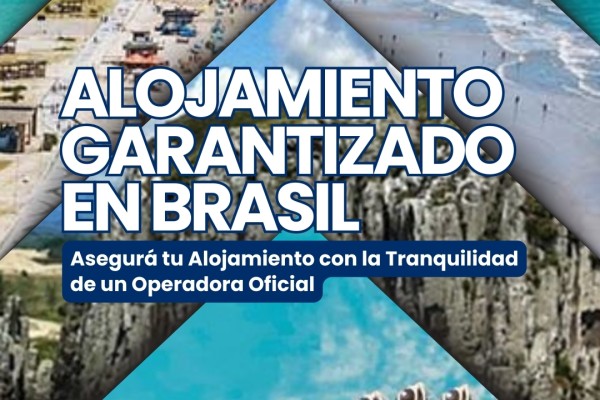 Alojamiento Garantizado en Brasil