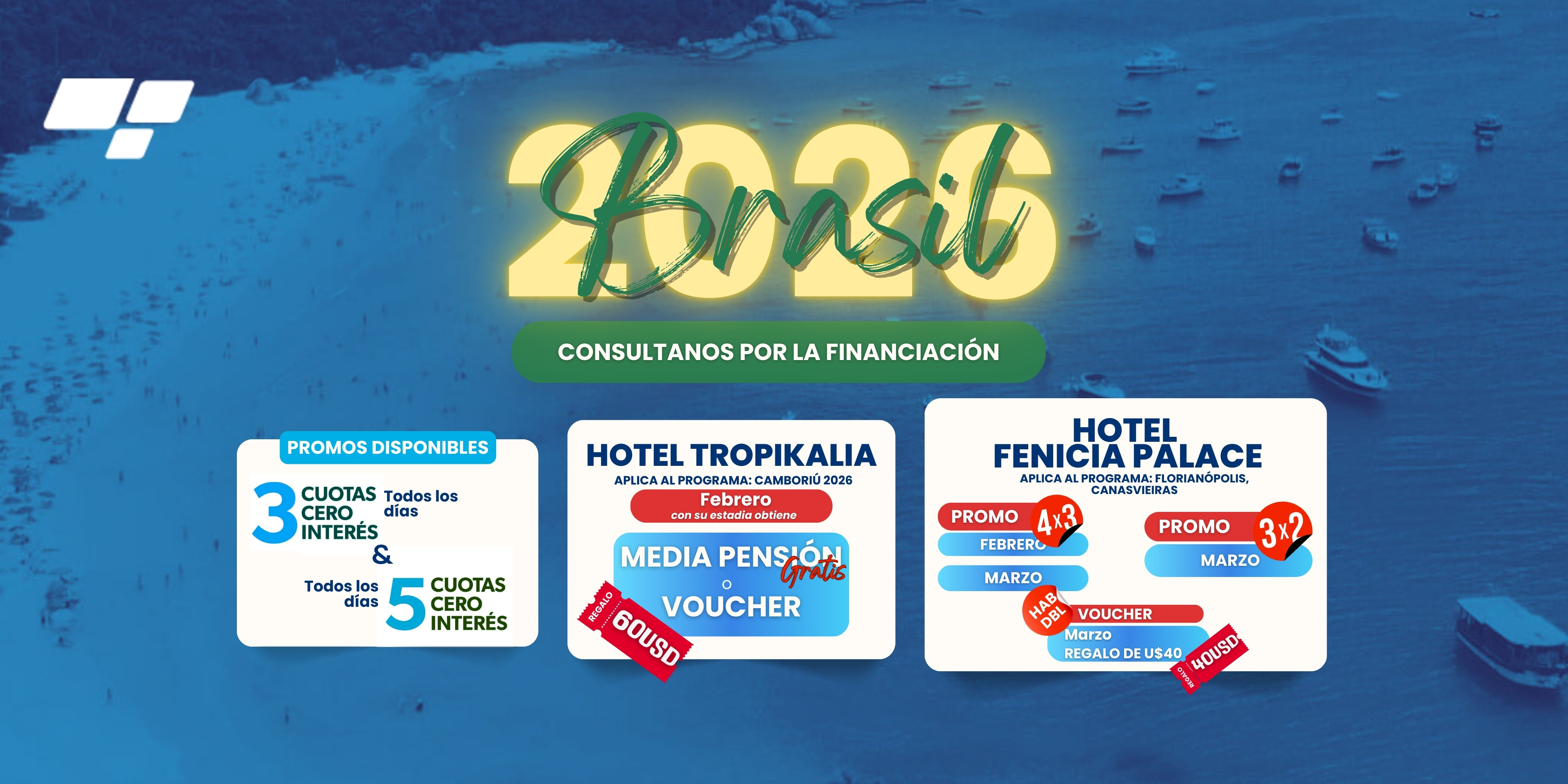 Promociones programa Alojamiento Garantizado en Brasil